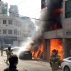 광주 모텔서 화재…119 출동, 진화작업
