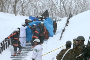 [포토]일본 도치기현 눈사태 발생, 고교생 8명 사망