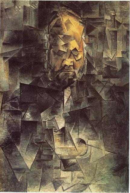 파블로 피카소의 ‘볼라르의 초상’, 1910, 유화, 65×92㎝, 푸시킨미술관.