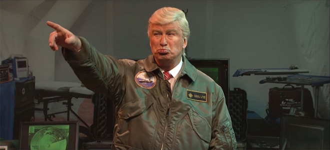SNL 게스트로 출연해 도널드 트럼프 미국 대통령을 연기한 배우 알렉 볼드윈
