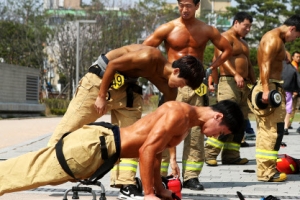 ‘몸짱 소방관’ 결전의 날