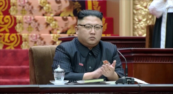 북한 김정은, 최고인민회의 참석