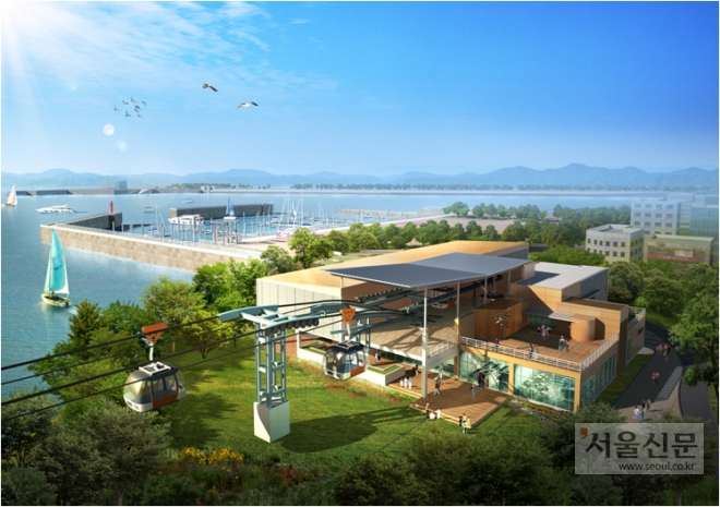 전곡항 정류장 조감도. 화성시 제공 