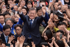 [서울포토] ‘기호 1번 문재인 입니다’