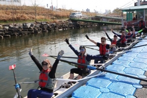 마포구 중학생 1800명 한강에서 ‘특별한 도전’