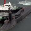[포토]부산항에 입항 하는 美 최대 핵잠수함 미시간호의 모습