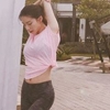 “잘록한 허리”...박수진, 운동복 입고 ‘건강美 발산’
