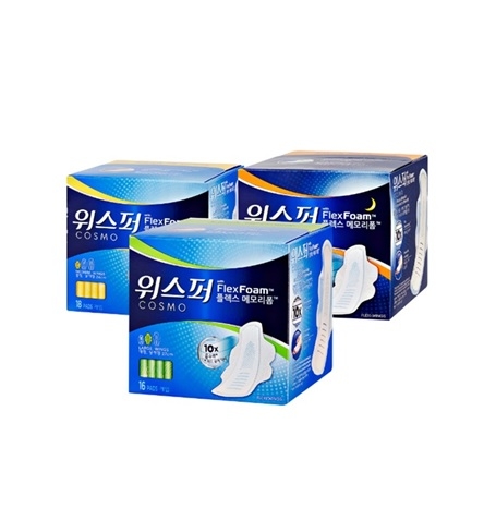 세계 최초로 플렉스 메모리폼 소재를 적용해 미국, 캐나다에서 눈길을 끌었던 위스퍼 코스모(Whisper COSMO)가 지난 26일 한국에 정식 론칭됐다.