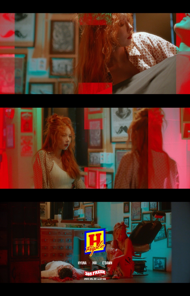 트리플 H ‘365 FRESH’ 뮤직비디오 티저 캡처