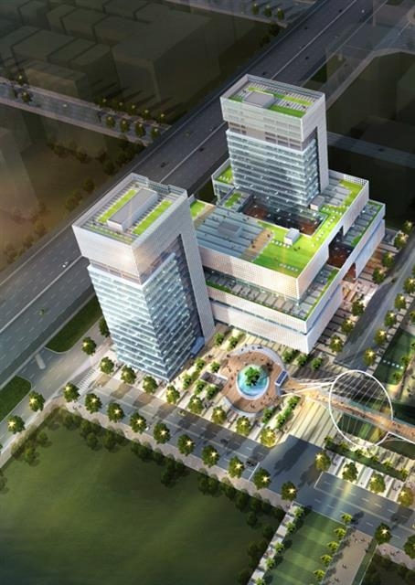 부천기업혁신클러스터 사업 가운데 영상문화산업단지 조성단지 조감도. 부천시 제공