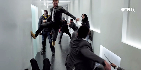 ‘마블 디펜더스’ 예고편 한 장면.