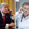트럼프, 문재인 대통령에 “한미, 위대한 동맹…한미 정상회담 희망”