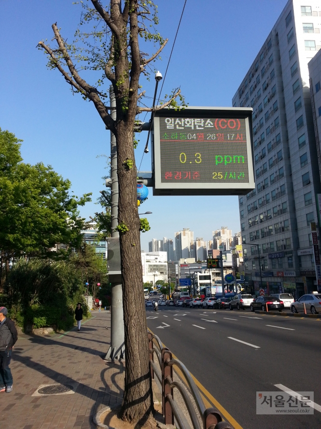 광명시가 지역맞춤형 미세먼지 저감 종합대책을 시행하기로 했다. 광명시 제공 