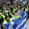 그리스 노동자들 추가 긴축법안 반대