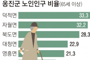 정부·광역단체, 초고령 섬마을 옹진군 맞춤 복지 시급