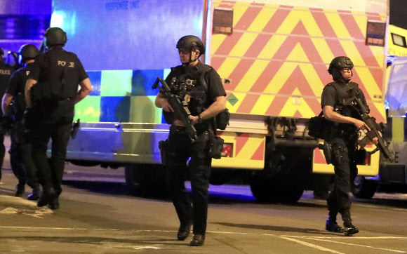 무장한 영국 경찰