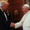 [포토] 트럼프, 교황과 첫 만남에 세계 이목 집중... 견해차 극복할까