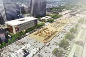 車 없는 광화문… 거대한 보행광장 조성