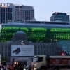 “파리기후협정 지키자” 녹색불 켠 서울시청