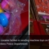 자동판매기 장난감 공에서 쏟아진 코카인…미국, 경찰 수사