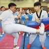 서울 수학여행 온 말레이시아 학생들 ‘우정의 태권도’