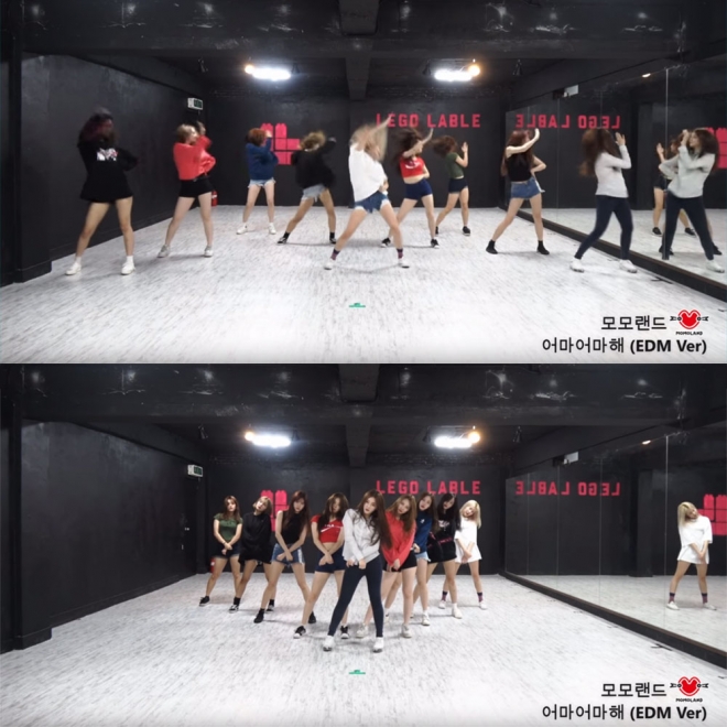 모모랜드 ‘어마어마해’ EDM 버전 안무 영상 캡처