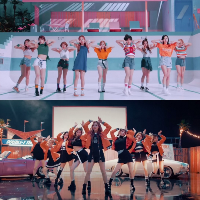 트와이스 ‘TT’ 일본어 버전 뮤비 캡처