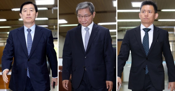박 前대통령 재판에 나온 최지성·장충기·황성수 