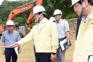 조억동  광주시장 주요 도로건설사업 현장 방문