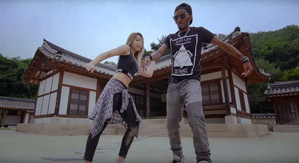 공민지, 마르퀴즈 스콧 콜라보 영상 캡처