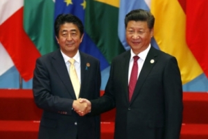 시진핑·아베 정상회담…시진핑 “미국의 대북 독자제재 반대”