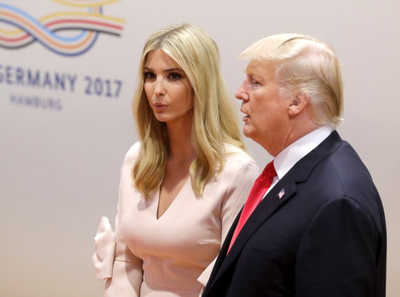 G20 참석한 트럼프와 그의 딸 이방카