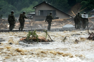 일본 규슈 폭우 피해 사망자 18명…이재민 1700여명