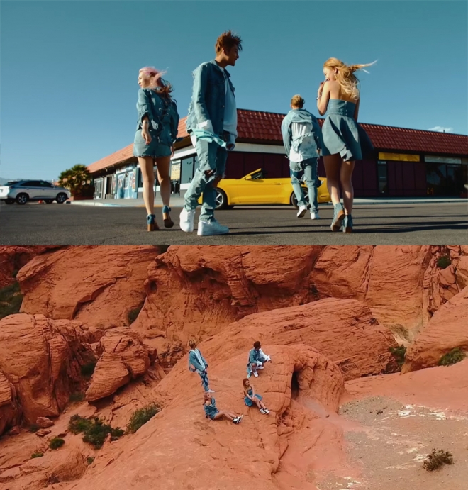 혼성그룹 ‘카드’(KARD) 데뷔곡 ‘올라 올라’(Hola Hola) 뮤직비디오 캡처