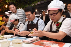 만두 빚는 구청장