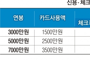 체크카드 쓰면 환급 최대 2배… 연봉 많은 배우자에 몰아주기