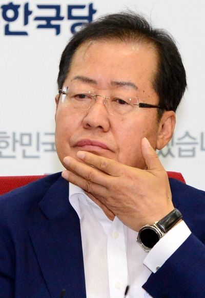 홍준표 자유한국당 대표 이종원 선임기자  jongwon@seoul.co.kr