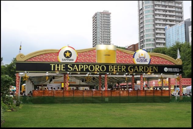 일본 홋카이도 삿포로시 오도리가든에서 20일 2017 삿포로 맥주축제가 열리고 있다. 삿포로맥주 제공