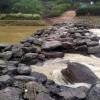 집중호우에 쓸려간 국내 最古 진천 농다리