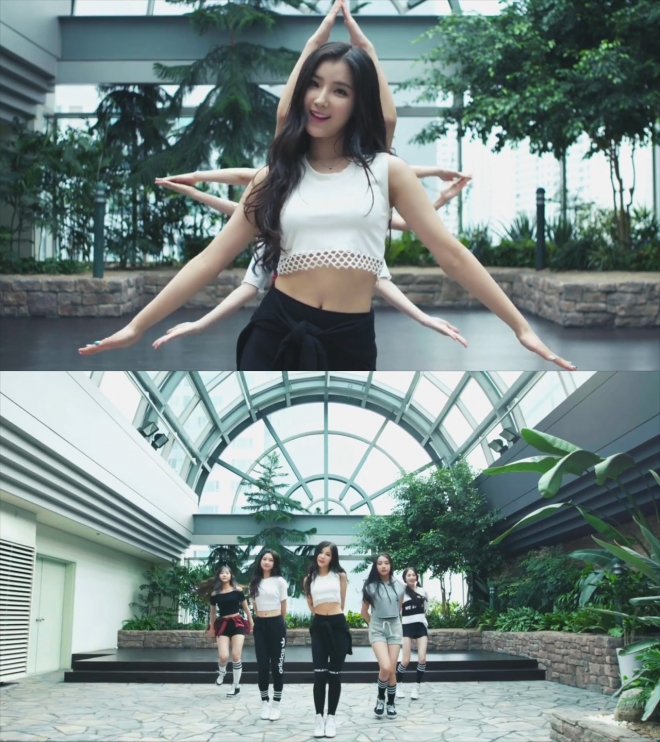 엘리스 ‘나의 별’ 안무 영상 캡처