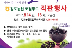 “신이 내린 아로니아” 김포 로컬푸드서 특별판매전