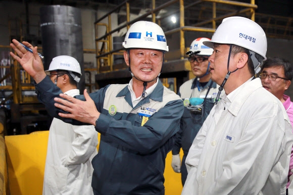 ‘급전 지시’ 후 현대제철 방문한 산업부 차관