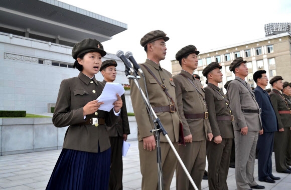 北 청년들 “입대하겠다”