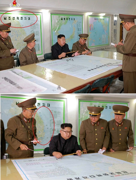 북한 전략군, 남한 전역 4등분해 미사일 타격권 설정