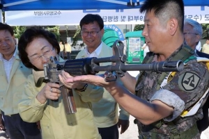 강남구청장의 을지연습 “이렇게 쏘나요”