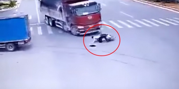 두 번 죽을 고비 넘긴 바이커