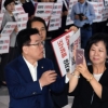 자유한국당 ‘피켓시위’ 촬영하려다 제지 당한 손혜원