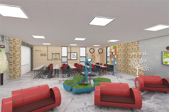 5일 문을 여는 서울 성동구 친환경산업체험센터 내부. 성동구 제공