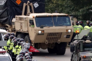 [속보] 사드 잔여 발사대 4기 성주기지 진입 완료