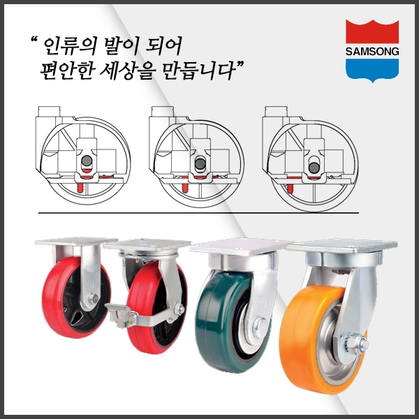 캐스터∙바퀴∙운반구 제조 분야에서 절반 가까운 시장 점유율을 차지하고 있는 삼송캐스터가 스마트공장 구축 지원사업을 통해 한 단계 더 도약하는 전기를 마련한다.